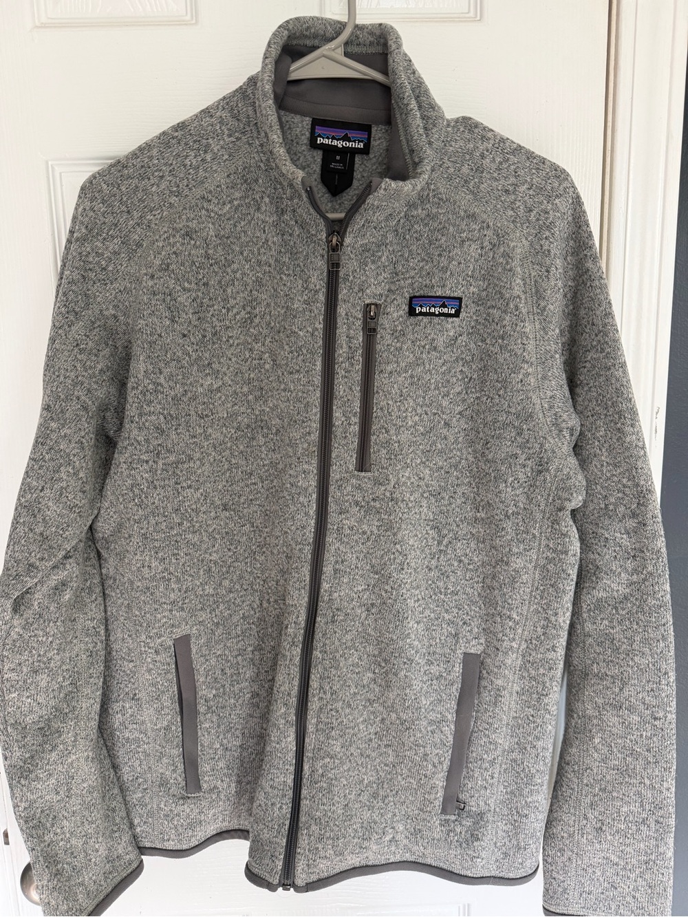 Patagonia Men’s Heather Gray Full-Zip Jacket